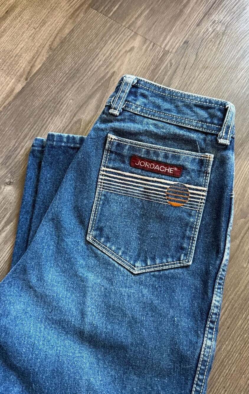 Jordache Vintage High Waist Denim Jeans Size 6A Blue